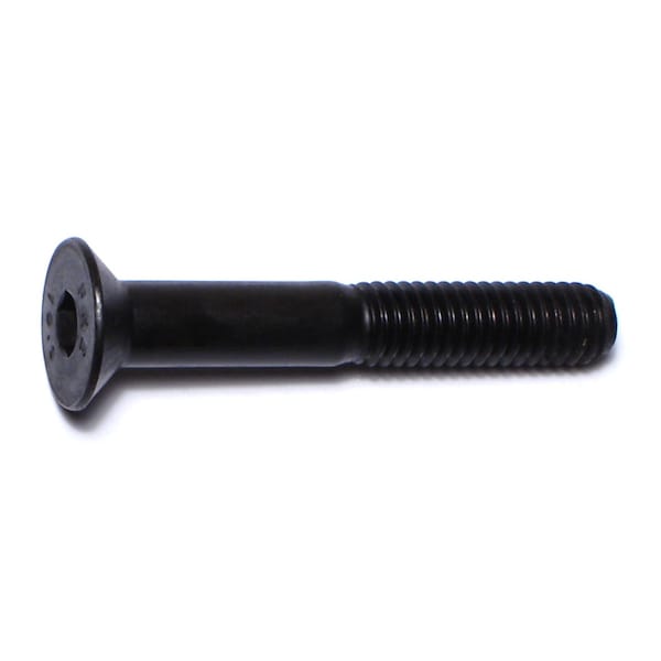 Midwest Fastener M6-1.00 Socket Head Cap Screw, Flat, Black Oxide Steel, 40 mm Length, 4 PK 76035 - main